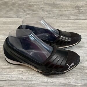 Puma Asha Alt 2 Flats Womens 7 US Black Mesh Casual Slip On Comfort Casual Shoes